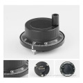 Black Plastic MPG Handwheel Pulse Generator Optical Encoder